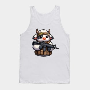 Fluffy Cow Tank Top